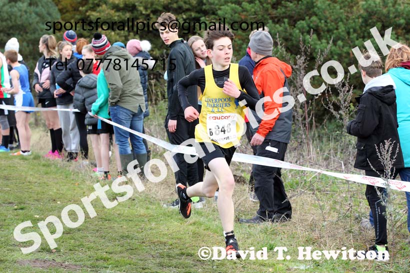 Boys under-15s 2021 National Cross Country Relays, Berry Hill Park, Mansfield. Photo: David T. Hewitson/Sports for All Pics